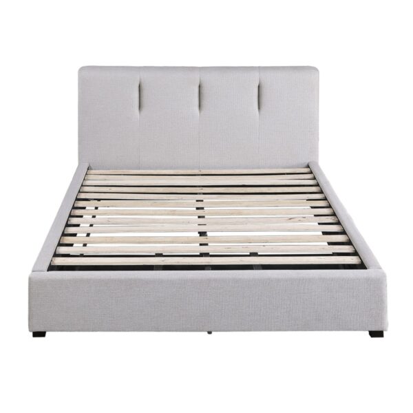 Aitana Upholstered Platform Bed (Front View) AGA 1632