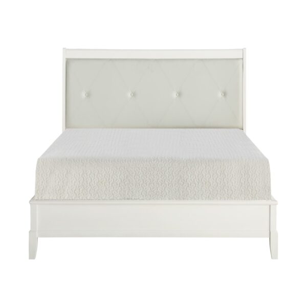 Cotteril White Bed (Front View)